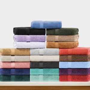Egyptian Cotton Pile Plush Heavyweight Absorbent Luxury Soft 9-Piece Towel Set - Picture 1 of 193