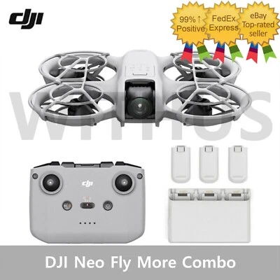 DJI Neo Fly More Combo Drone (3 Batteries) + DJI N3 Controller No Tariffs In US= - Image 1 of 4