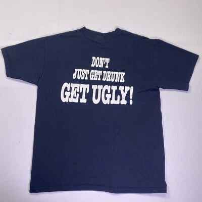 Camisa De Colección Coyote Feo Salón Para Hombres Grande New Orleans Bar Negra Manga Corta Y2K Foto 1 de 4