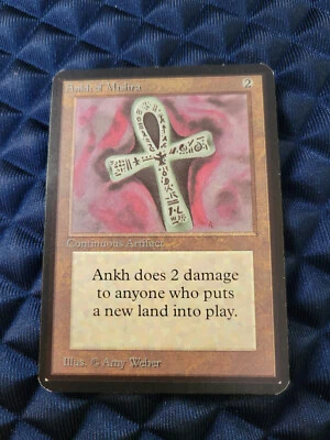 Alpha Ankh of Mishra - MtG Magic the Gathering - Light Play -Almost NM (2 flaws) - Image 1 of 4