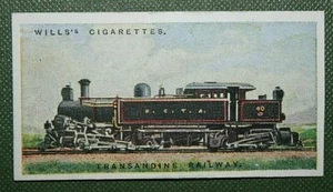 TRANSANDINE RAILWAY South America Steam Loco Vintage 1920's Card FE10 - Picture 1 of 1