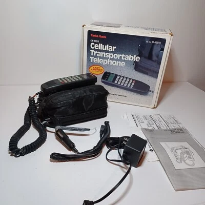 Vintage Radio Shack Cellular Transportable Telephone CT-1055  Bag Phone Used  - Image 1 of 4