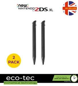 2x bolígrafos lápiz óptico de repuesto negros para Nintendo NUEVOS 2DS XL - Imagen 1 de 5