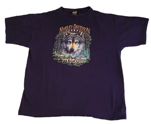 Harley Davidson 1998 Wolf T Shirt Gr. XXL 2XL Tilley Statesville NC  - Bild 1 von 6