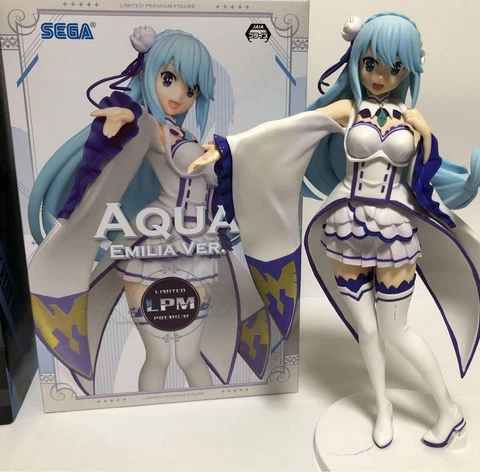 KonoSuba Limited Premium Aqua Emilia ver Figure F/S Cover