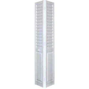 Home Fashion Technologies Closet Bi-Fold Door 18" X 80" Composite Interior White - Picture 1 of 1