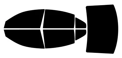 Kit de película nano cerámica precortada tinte ventana para Volkswagen Passat sedán 1998-2005 Foto 1 de 4