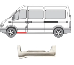 Per Renault Master 1998-2010 Pannello Riparazione Battitacco Porta Anteriore/Sinistro - Foto 1 di 3
