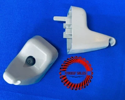 Clip de retención para parasol gris OEM 1999-2007 Ford F250 F-250 F350 F-350 - par Foto 1 de 2