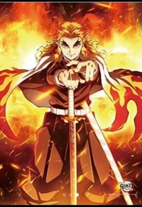 SEGA Premium Bath Towel Demon Slayer: Kimetsu No Yaiba Rengoku Kyojuro NEW - Picture 1 of 9