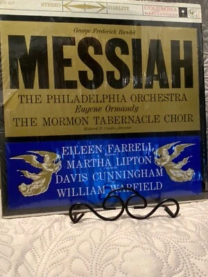 Handle’s Messiah, Mormon Tabernacle choir 33 rpm dbl record original plstc cover - Image 1 of 4