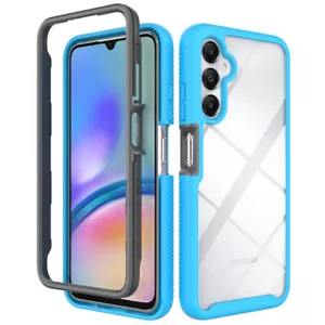For Samsung Galaxy A05S A14 A54 A15 Rugged Hybrid Clear Case Shockproof Bumper - Picture 1 of 13