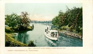 CHAFFEY'S LOCKS c 1905, RIDEAU LAKES, ONTARIO, KANADA VINTAGE POSTKARTE (DT 280) - Bild 1 von 2