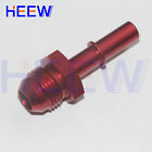 6- An Male An6 3/8" Push Tail Quick Connect Fuel Hose Fitting Red Adapter 1Pcs