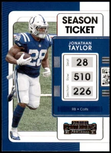 2021 Panini Contenders #43 Jonathan Taylor Indianapolis Colts - Picture 1 of 2