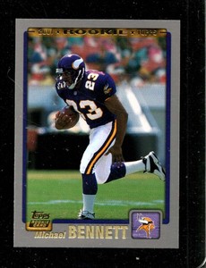 2001 TOPPS #384 MICHAEL BENNETT EXMT (RC) VIKINGS *X81488