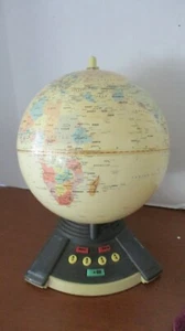 GEOSAFARI WORLD EXPLORATOY INTERACTIVE / TALKING GLOBE~Educational~Works - Picture 1 of 4