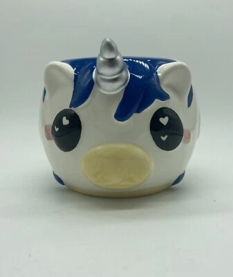 Nueva taza de café Glitter Galaxy Unicow - MooMoo The Blue Unicow - 16 oz Foto 1 de 4