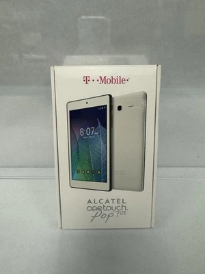 New Alcatel One Touch Pop 7" Tablet 4G 9015W T-Mobile 8GB White - Open Box - Image 1 of 4