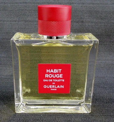 Nuevo Geurlain Habit Rouge TSTR EDT 100 ml 3,3 FL oz Colonia Hombres  Foto 1 de 3