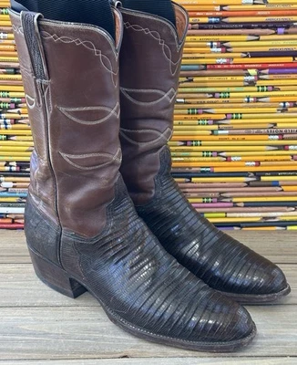 Botas vaqueras Lucchese Lizard para hombre 11 B Foto 1 de 4
