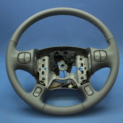 Руль GM средний серый кожаный от оригинального производителя 25739245 для 02–05 Buick Lesabre - Изображение 1 из 4