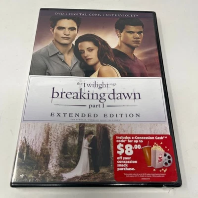 The Twilight Saga Breaking Dawn Part 1 DVD 2012 Extended Edition Kristen Stewart - Image 1 of 2
