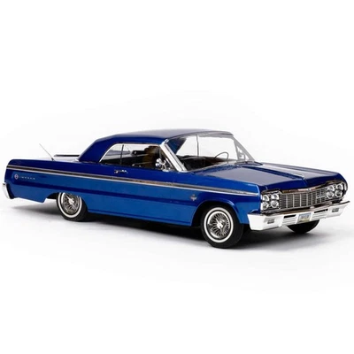 1/10 RC Car BODY Shell 1964 Chevy IMPALA Low Rider Body *FINISHED* -BLUE- - Image 1 of 4