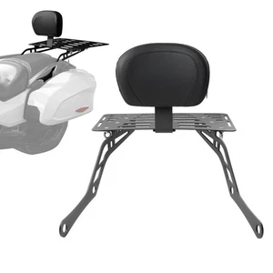 Sissy Bar-Rückenpolster hinten mit Gepäckträger für Can-Am Spyder F3 F3-T 15-25 - Picture 1 of 11
