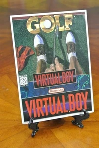 Nintendo Virtual Boy GOLF Estante Tarjeta de Exhibición Walmart Target Toys R Us Vidpro - Imagen 1 de 1