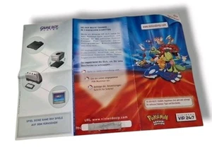 ⚡Nintendo Gameboy Advance Pokemon Rubin Sapphir DS GBA Poster Flyer Werbung ⚡ - Bild 1 von 10