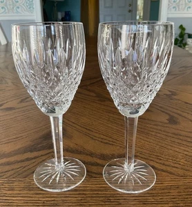 Waterford Castlemaine 2 Claret Weingläser 7" hoch Top Zustand - Bild 1 von 9