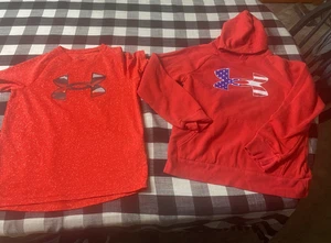 Under Armour Kid’s boys shirt & sweatshirt lot Youth Size Medium - Picture 1 of 1