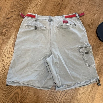 Vtg Abercrombie & Fitch Military Baggy Cargo Shorts Men 34 Adjustable Canvas Y2K - Image 1 of 4