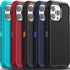 Coque Robuste Antichoc pour iPhone 15 14 13 12 11 16 Pro Max X XR 8 7 Plus Cover - Photo 1 sur 46