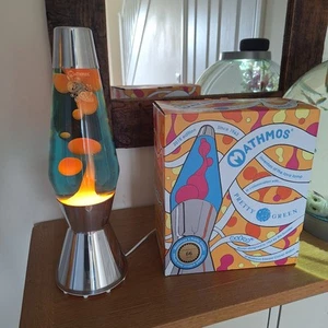 Limited Edition Pretty Green Mathmos Astro Lava Lamp Orange Blue 66/400 Boxed - Picture 1 of 14