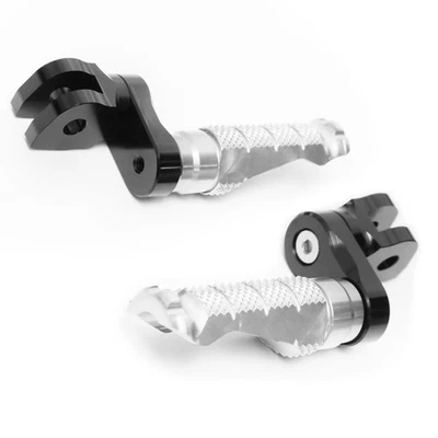 Silver MCCP 25mm Adjustable Front Footpegs For Ducati 959 Panigale 16-19 18 17 Foto 1 de 4