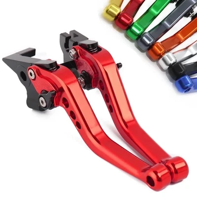 CNC Front Short Brake Clutch Levers For YAMAHA FZ1 FAZER 2001-2015 FZ 1 Handles - Image 1 of 4
