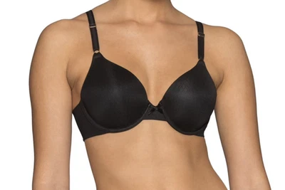Vanity Fair Radiant Women's Smoothing Underwire Bra, Black Diamond, 36B - Image 1 of 4