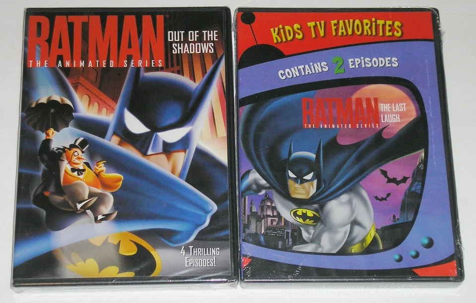 DC DVD Lot - Batman The Animated Series: Out of the Shadows & The Last Laugh NEW - Image 1 of 1