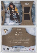 2009-10 Upper Deck Artifacts Frozen Artifacts /199 Mario Lemieux #FA-ML HOF