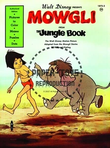 REIMPRESIÓN DE COLECCIÓN - 1967 - MUESTRA DE LIBROS DE ACTIVIDADES MOWGLI FROM THE JUNGLE - Imagen 1 de 12