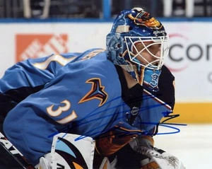 ONDREJ PAVELEC SIGNED 8X10 PHOTO PHOTOGRAPH ATLANTA THRASHERS COA - Picture 1 of 1