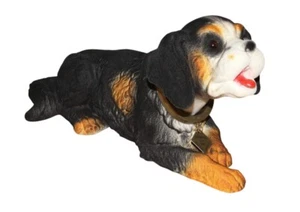 Wackel Figur Hund Berner Sennenhund Wackelfigur H 14cm groß Dekofigur Wackelkopf - Bild 1 von 4