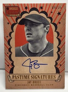 Jay Bruce 2013 Americas Pastime Signatures GOLD Autograph Auto #'d 9/25 - REDS