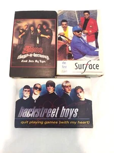 Vintage Bone Thugs N Harmony Backstreet Boys & Surface 90s Cassette Singles Lot - Picture 1 of 8