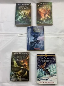 Percy Jackson & The Olympians Son Of Neptune Rick Riordan Lot 5 PB Young Adult - Imagen 1 de 15