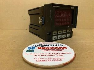 POWERS 535 PROCESS CONTROLLER 535-1100ABD000 S/N: 535002223 SHIPS SAME BUS DAY - Picture 1 of 12