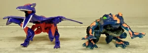 2 Beast Wars Transformers 1997 Basic Frog Spittor & 1996 Predacon Lazorbeak - Picture 1 of 24