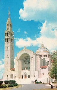 National Shrine of the Immaculate Conception Washington DC Vintage Postcard - Picture 1 of 2